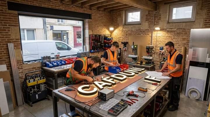 Enseigne sur mesure