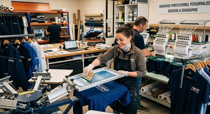 Flocage et vêtements d'entreprise